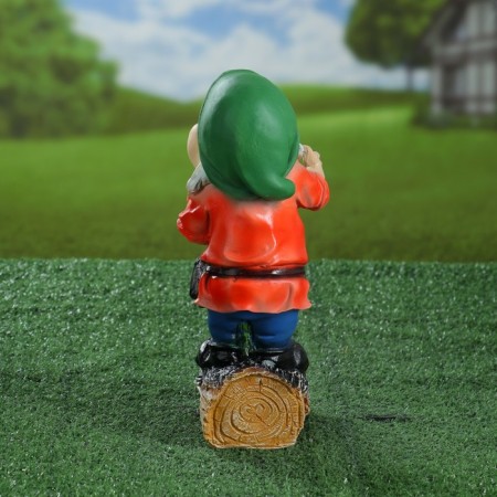 Sadovaya figure "Dwarf with a shovel" Small 15x12x30cm-2