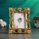 Photo frame "Lace" 10x15cm/22.5x17cm, bronze with gilding