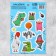 Paper stickers "animals", 11 × 16 cm