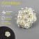 The button is decorative, d = 21 mm, the color is white