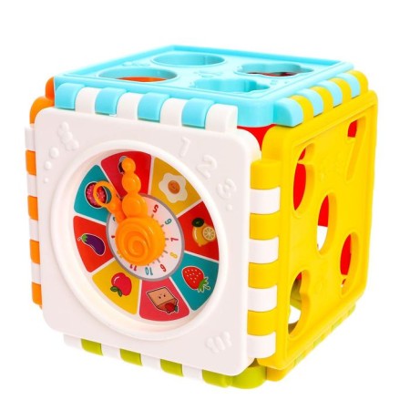 Developing toy-soroter "cube", with a watch-3