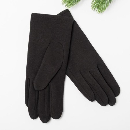 Women's gloves "ladies", size 17, color black-2