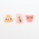 A set of plastic badges "Tusi is always bright", 3 pcs, 2.2 x 2 cm