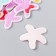 Decor for creativity rubber "Sea star with a bow" set 16 pcs MIX 3.5x3.5 cm
