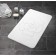 Diamond bathroom mat, white color 60x90 cm