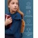 Longsliv children's Amarobaby Ruffle, height 140 cm, blue color