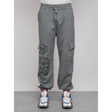 Joggers male, size 50, color gray-9