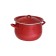 Pan with a lid, d = 22 cm, induction, red color