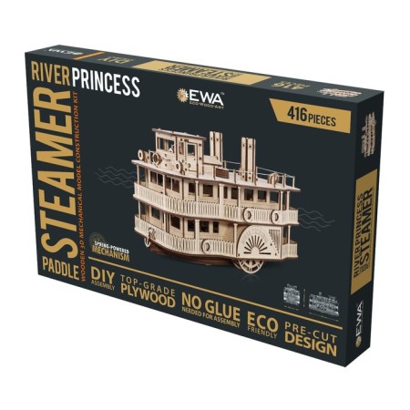 Model EWA wood -making team “WHICH SHEEL. Princess of rivers "-13