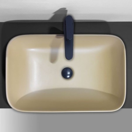 Comforty 78575MC-60 liner, rectangular, cappuccino color matte-3