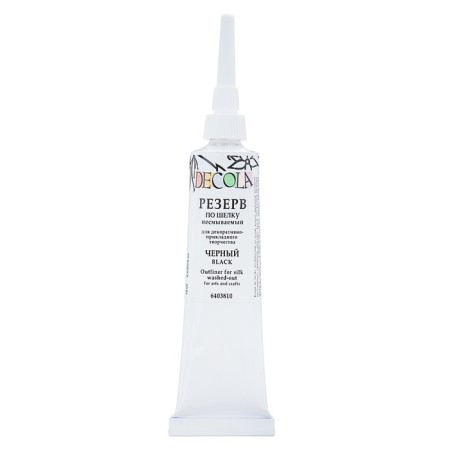 Reservative composition of silk 18 ml, ZHK Decola, indelible, black, 6403810