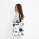 Bag Schoper "Flowers", 40x12x38 cm, black color