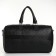 Road bag with a zipper, a suitcase holder, a long belt, black color
