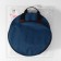Embroidery bag, 2 compartments with lightning, with handles, d = 35 × 12 cm, color blue