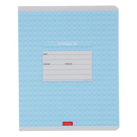 Notebook 18 sheets in the Constructor cage, cover coated cardboard, rounded corners, block 65 g/m2, fields, mix-3