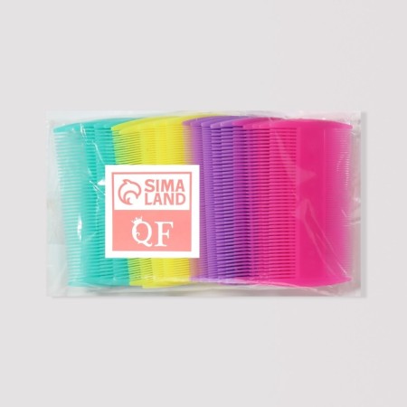 The comb is bilateral, 9 × 5 cm, color mix-4