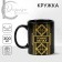 Ceramic mug to the best husband, 300 ml, black color