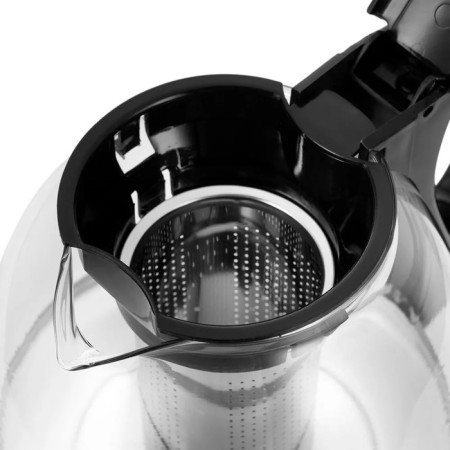 Tea kit KitFort KT-6180, glass, 2/1.2 l, 1500 watts, black-2