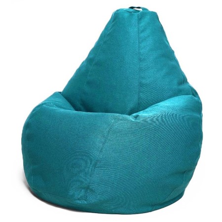 The hand-bag “pear” is positive, size l, diameter 80 cm, height 100 cm, horn, blue color