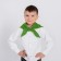 Pioneer tie, green color, shades mix