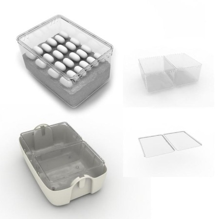Incubator for reptiles, for 60 eggs, automatic coup, 120 V, rcom-5