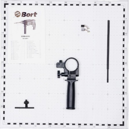 Shock drill Bort BSM-650U, 650 W, 3000 rpm, ZVP 13 mm, 1 speed, reverse-4