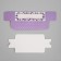 Box for Makarun, confectionery packaging "Lavender", 18 x 5.5 x 5.5 cm
