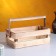 Wooden Kashpo 24.5 × 13.5 × 9 cm "Two Light", two -string, we burned beautifully