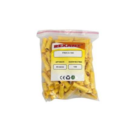 STETERY STEETER INDECTION OF 5 mm 4-6 mm² (RSHI-M 6.0-5/rush 5.5-6-4) Yellow Rexant 108060-1