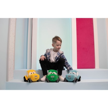 Soft toy tractor, green color-9