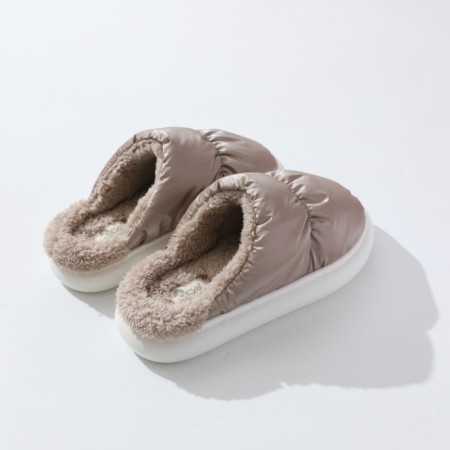 Women's slippers Arya Home Alaska, size 38-39, gold color-2