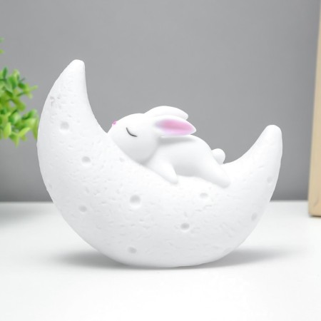 Nightmare "Bunny on the Moon" LED from batteries white 13.5x10 cm-3