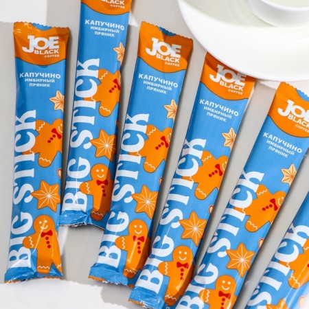 Drink Coffee Soluble JoE Black Big Stick "Capture Gingerbread", 30 g-2