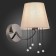 Wall lamp EVOLUCE. Sle1118-801-01. Alluria. 1x40 watts, E14, 15x24 cm, black black color