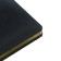 Diary of a low -end A5+, 136 sheets of Sidney Nebraska, solid cover, artificial leather, gold cut, black