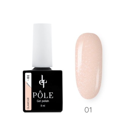 Pole Glamor Gel-Luck base, No. 01, 8 ml