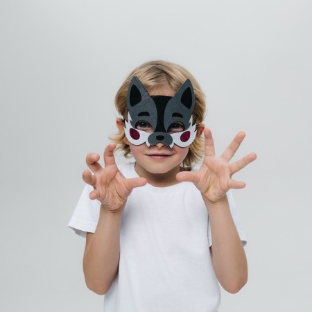 Carnival set of masks "Eared party", 5 pcs.-6