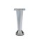 Furniture support, adjustable, cone -shaped, h = 100 mm, chromium color