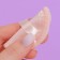 Makeup down jacket, with a holder, d = 6 cm, beige color