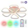 Lamp Citilux “Cesar Smart” CL233A250E 58x58x13.5 cm, 1x90W, LED, white color