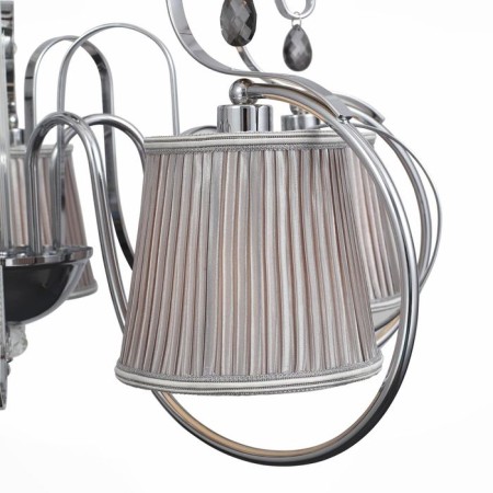 Ceiling EVOLUCE lamp. SL177.102.05. Azzurro. 5x40 watts, E14, 74x74x41 cm, chromium color-3