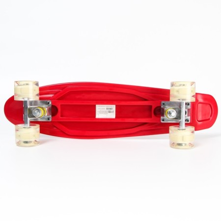 Penniboard Gravity Falls 56 x 16 cm, light wheels PU 60x45 mm, ABEC 7, burgundy color-4