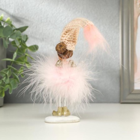 Souvenir Polystone "Angel-Low in the pink downy skirt" MIX 22x4x5 cm-3