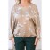 Female jumper, size 50, beige color