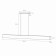 Line Linear Mantra Hanok, Led, 3000lm, 4000k, 1200.5x47.3x100 mm, white color