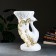 Figure - Stand "Fold Bird" White Gold, 39x32x52cm