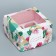 Capcake box, confectionery packaging double -sided, 4 cells “The most tender”, 16 x 16 x 10 cm