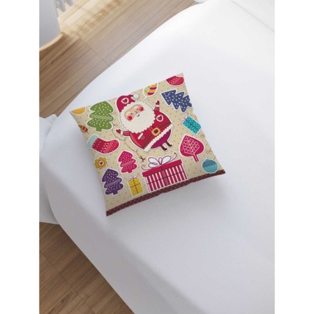 Decorative pillowcase "Santa Claus in Dreams", on a zipper, size 45x45 cm-1