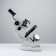 Laboratory microscope in the case