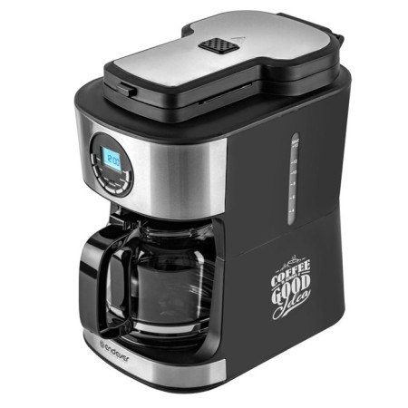 Coffee machine Endever Costa-1048, drip, 1300 watts, 1.8 l, black-gray